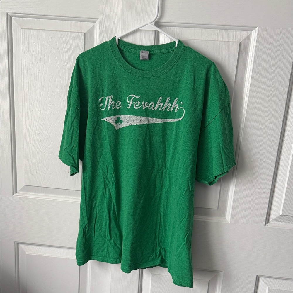 Gildan Green Boston The Fevahhh Short Sleeve Tee